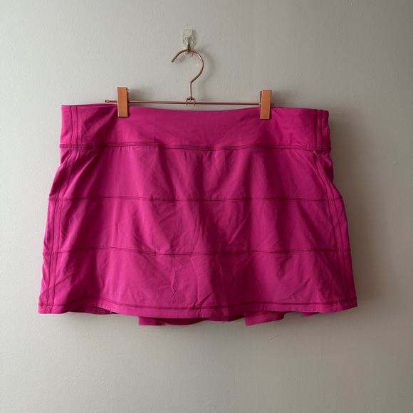 Lululemon Pace Rival Skirt sonic pink Size 14 - Picture 2 of 8